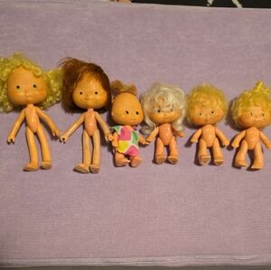 Vintage Strawberry Shortcake And Friends Dolls Lot